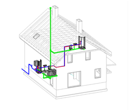 Projekt techniczny budynku mieszkalnego w technologii BIM